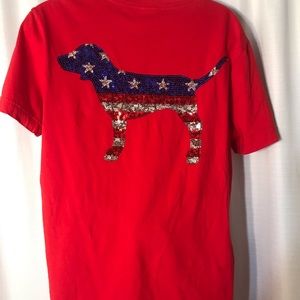 Vs pink tee shirt RARE Americana line mint